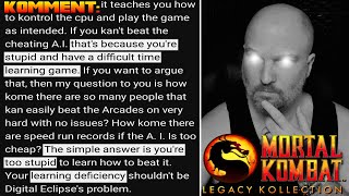 Ego Check Reading Comments About The Ai Easy Update For Mortal Kombat Legacy Kollection