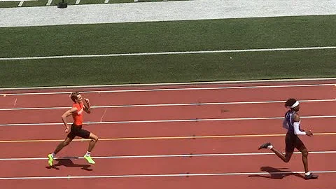 Terrence Muex vs. Noah Sage - Boys 400m - 2021 Michigan D1 State Championships