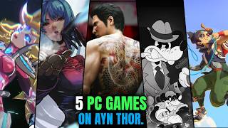 AYN Thor PC Gaming Test | Yakuza 6, Mouse PI, KOF XV &amp; More
