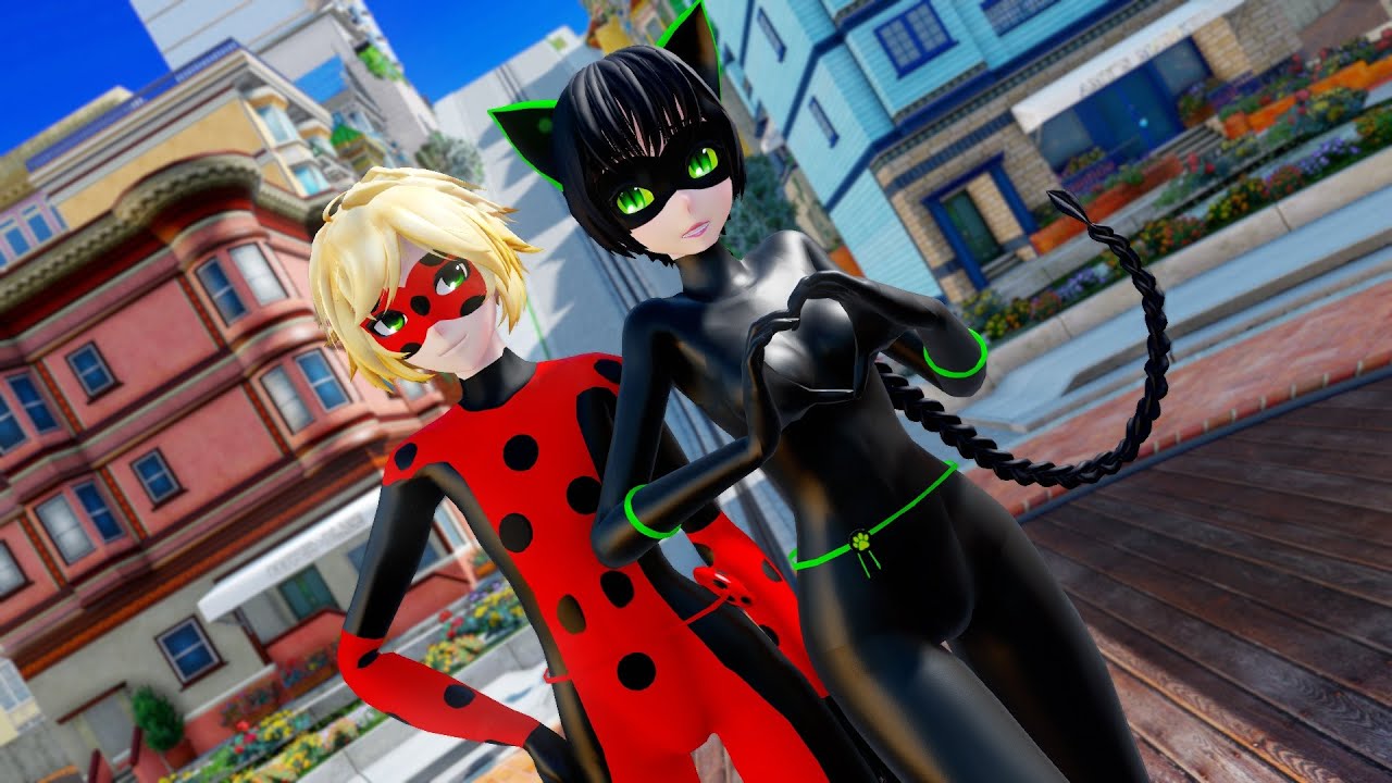 【MMD×Miraculous】Young & Reckless【Lady Noire×Mister Bug】【60fps】