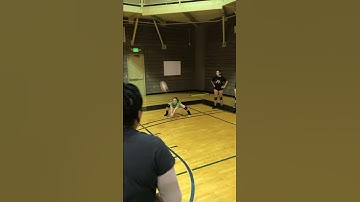 Volleyball Defense Techniques and Drills: Coach on One Group of 3 Consistent Digging To The Target