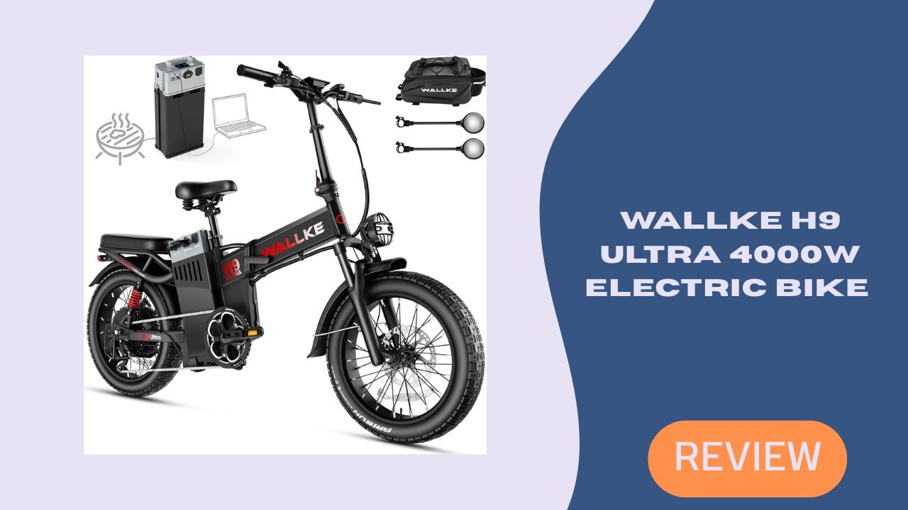 Обзор электровелосипеда Wallke H9 Ultra 4000W – электровелосипед и электростанция