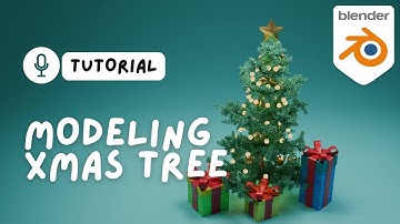 How to make 3D Stylized Christmas Tree in Blender | Blender Tutorial