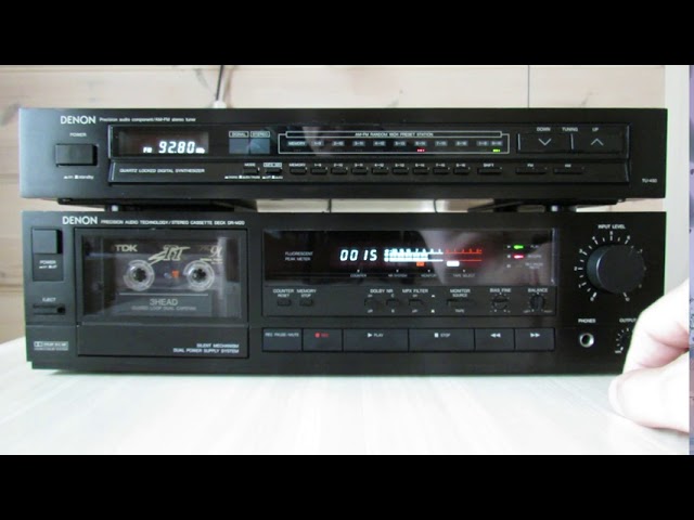 Denon DR-M20 & TU-450 - YouTube