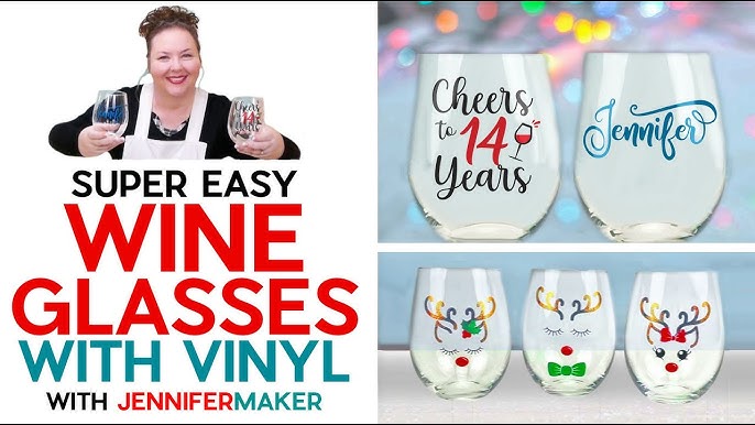 Let's Glitter Wine Glasses! I Period Six Designs 