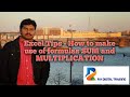 EXCEL TIPS|HOW TO MAKE USE OF FORMULAS SUM and MULTIPLICATION