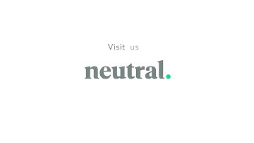 Calculate your carbon footprint & choose your offset program with a Neutral subscription. 👣