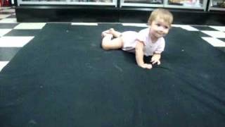 ABBY's CRAWLING FOR THE FIRST TIME!!!!