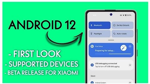 Android 12 First Look | Beta 1 Released For Xiaomi Devices | Good News
