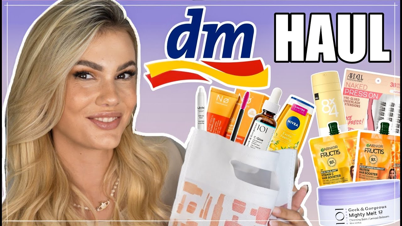 XXL DM HAUL mit  NEUHEITEN Juli 2024 😍 30 Produkte von Balea, Garnier, Maybelline uvm. I Cindy Jane