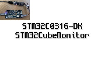 STM32C0316-DK 펌웨어 강좌 #10 - STM32CubeMonitor