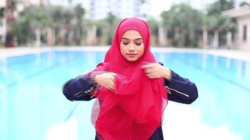 Benang Hijau Hijab Tutorial : Lily Plain
