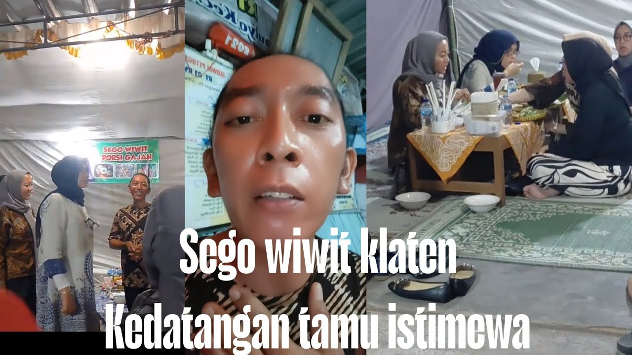 Luar biasa!!! Sego wiwit klaten kedatangan tamu istri jenderal TNI agus subiyanto | auto viral!! 