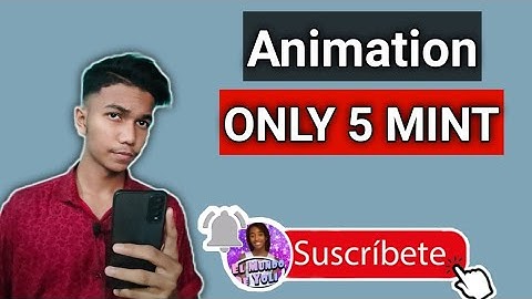 How to make subscribe bell intro animation in android | only 5 minutes