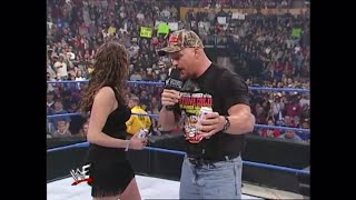 Stone Cold Steve Austin Wants A Title Shot From Stephanie Entrance Pop Wwe Smackdown 28-12-2000