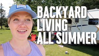 Outdoor Living Setup - Clean and Organize the Travel Trailer with Me!