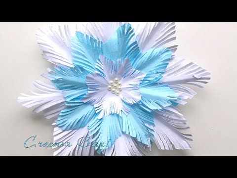 Снежинка из бумаги | Новый Год | Снежинка объемная и красивая | paper snowflake