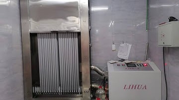 High temperture curtain wave shaping machine #curtains