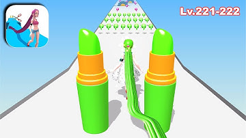 Hair Rush 💃✂👩 All Levels Gameplay Android,ios Video Game Level 221-222