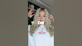 LETTING MY HAIR GO BLACK #blondehair #opentracks #lacefrontal