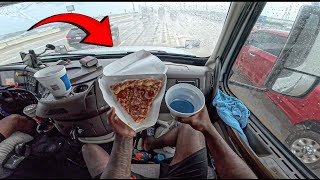 Come Have Lunch With Me While Driving My Truck In The Rain (Very Relaxing)