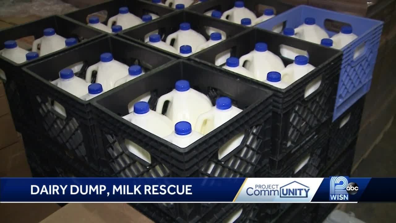 Food bank receives donation to buy milk from hurting farmers YouTube