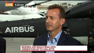 Airbus CEO on IndiGo Order, Decarbonization, A220 Plans
