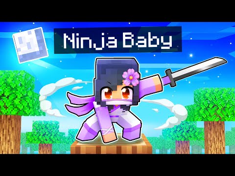 Sneaking Around as a BABY NINJA In Minecraft!