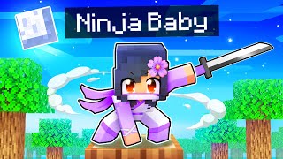 Sneaking Around as a BABY NINJA In Minecraft!