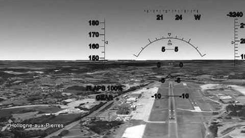 GE F-16 Flight Simulator Demo: Steep Approach, Perfect Landing