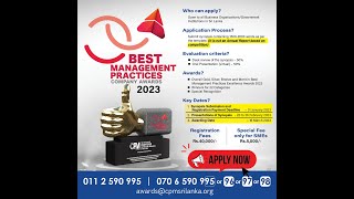 Best Management Practices Company Awards 2023