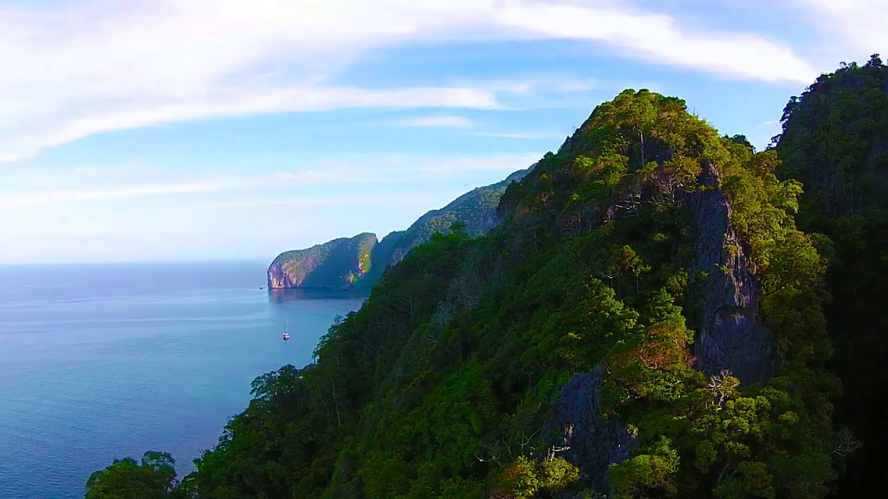 SV Delos- Droning Around Ko Mok, Thailand