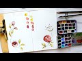 World Watercolour Month 12 JUL 20 [Belated Start!] | Botanical Tutorial