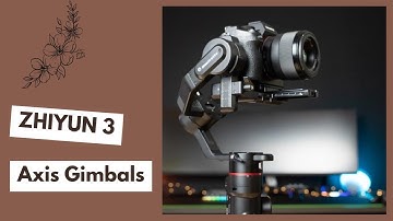 ZHIYUN 3 Axis Gimbals Handheld Stabilizer Amazon
