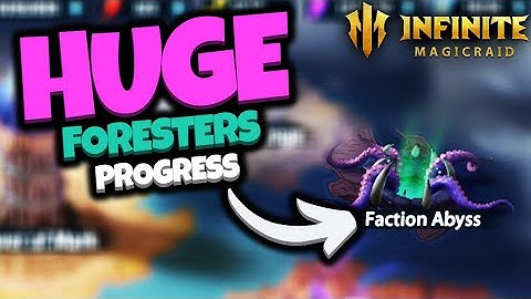 [Infinite Magicraid] HUGE Faction Abyss Progress in Foresters