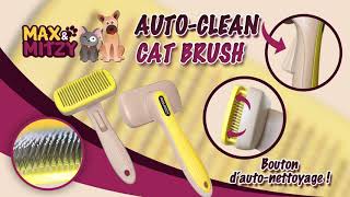 Brosse auto-nettoyante pour chiens et chats de MAX&MITZY