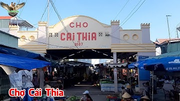 Khám phá chợ quê chợ Cái Thia, Mỹ Đức Đông, Tiền Giang chợ nhỏ nhưng đầy đủ mặt hàng│Yêu Miền Tây 63