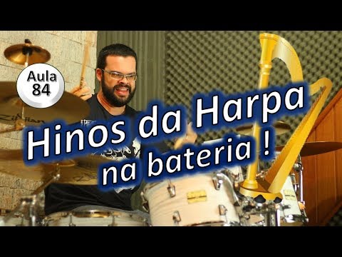 Como tocar Hinos da Harpa na Bateria! 5 rítmos para Hinos da Harpa!