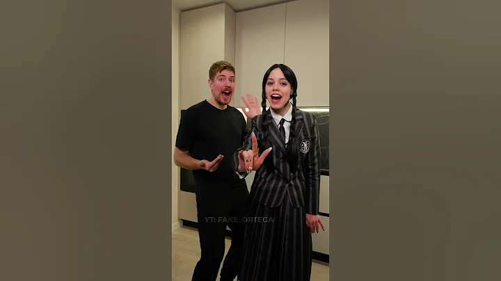 @The same Beast  Teddy🐻☠️ #jennaortega #fakeortega #wednesday #mrbeast #shorts #netflix