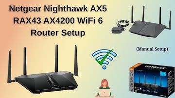 Netgear Nighthawk AX5 RAX43 AX4200 WiFi 6 Router Setup | Netgear Nighthawk AX5 Installation