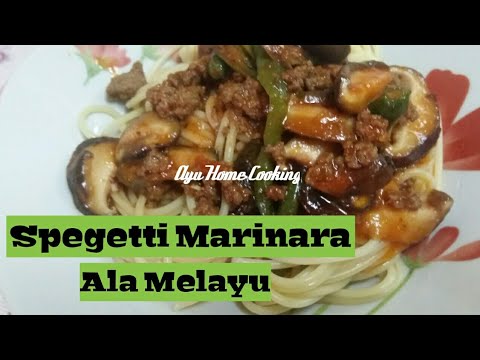 Spegetti Marinara Ala Melayu (cara saya)