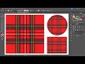 How to create a plaid pattern in adobe illustrator