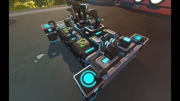 Scrap Mechanic Survival - Bigger Transport Flyer | 4 Chests 4 Thruster Full Control