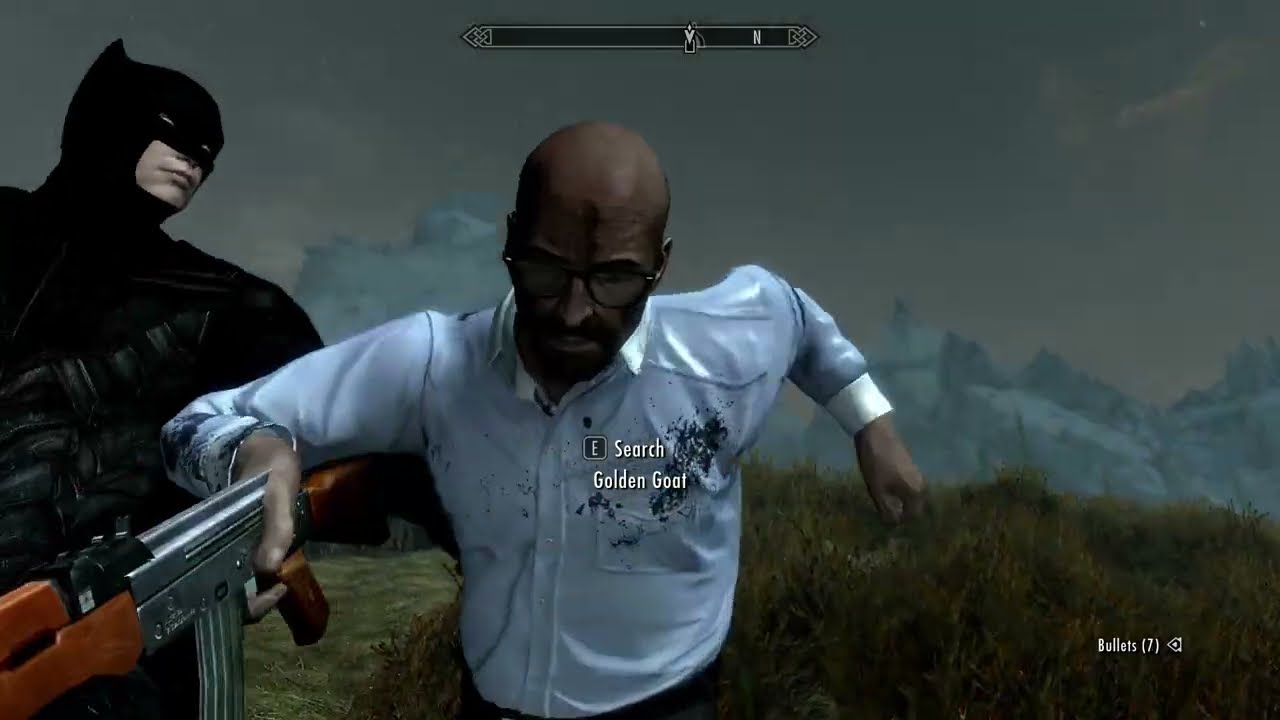 Walter White, Batman, and Guts beat the sh*t out of a goat