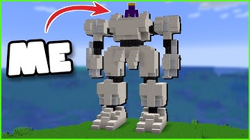 I Built an INSANE Working Mech in Minecraft  (using Create Mod)