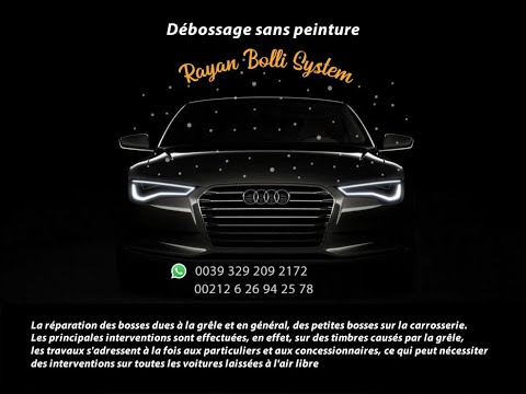 rayan Bolli système pour le débossage sans peinture Porsche cayenne 2020