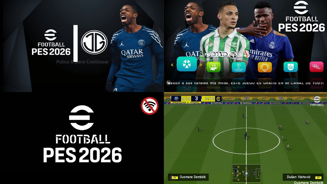 eFOOTBALL PES 2026 PPSSPP NEW UPDATE  LATEST TRANSFERS & REAL FACES 2025/26 ANDROID OFFLINE