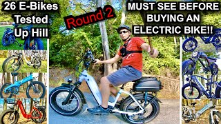 26 E-bikes tested up hill : Are all e-bikes the same?