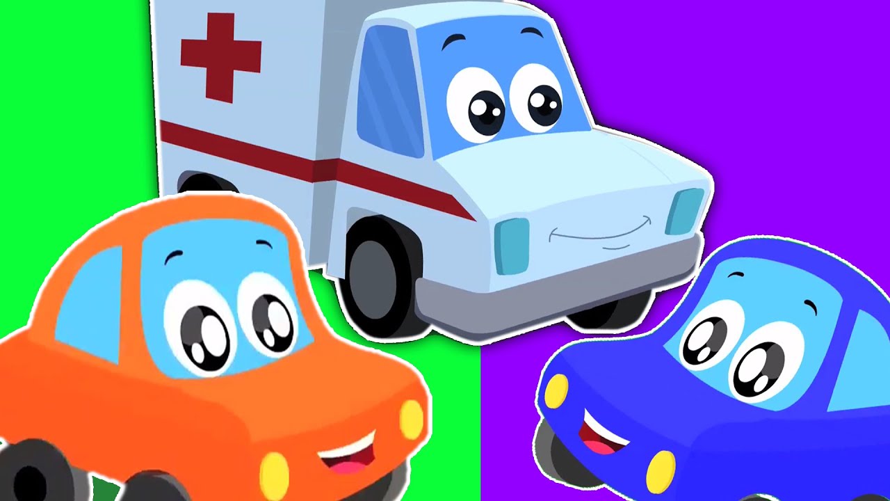 fünf kleinen Babys | bisschen rot Auto | Kinderreime | Zusammenstellung