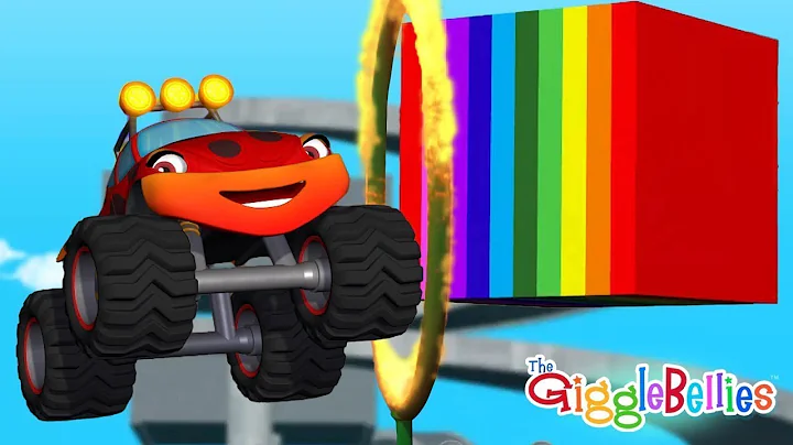 Learn ABCs, Colors & Numbers with Monster Trucks | Nursery Rhymes -GiggleBellies
